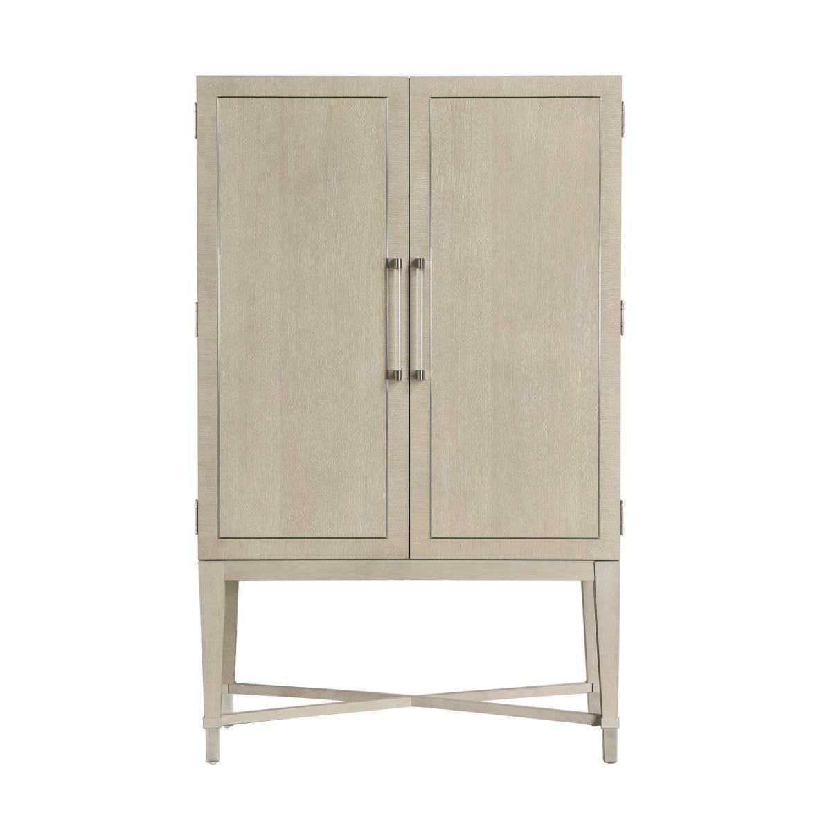 Made of oak veneer glass wood and engineered wood