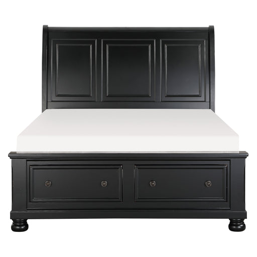 Laurelin-(3)Queen Sleigh Platform Bed with Footboard Storage image