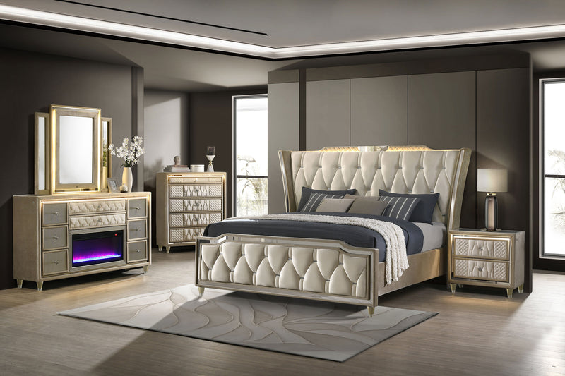 Lorient Chest of Drawers with LED Lighting
