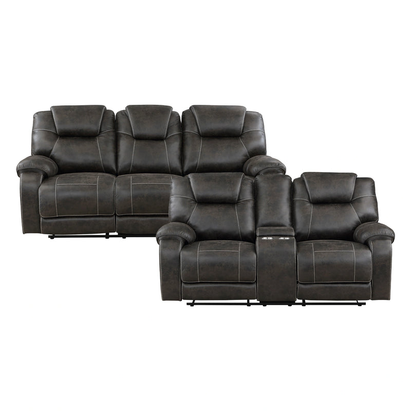 Gainesville-2pc Set: Sofa, Love image
