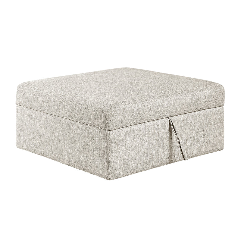 Isla-Storage Ottoman with Casters image