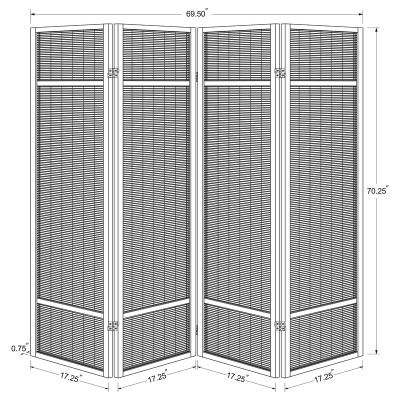 Pearce Four-Panel Room Divider
