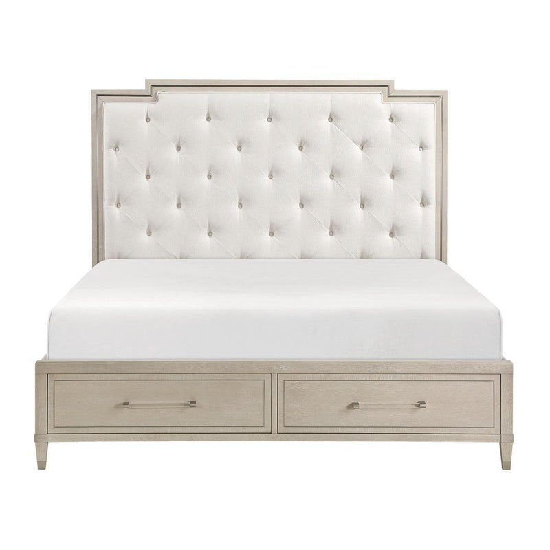 Genoa California King & Eastern King Platform Bed with Footboard Storage image