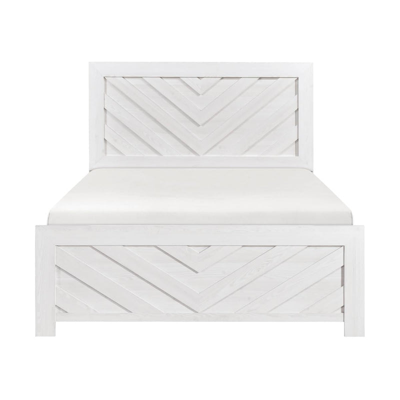 Corbin Full Bed White image