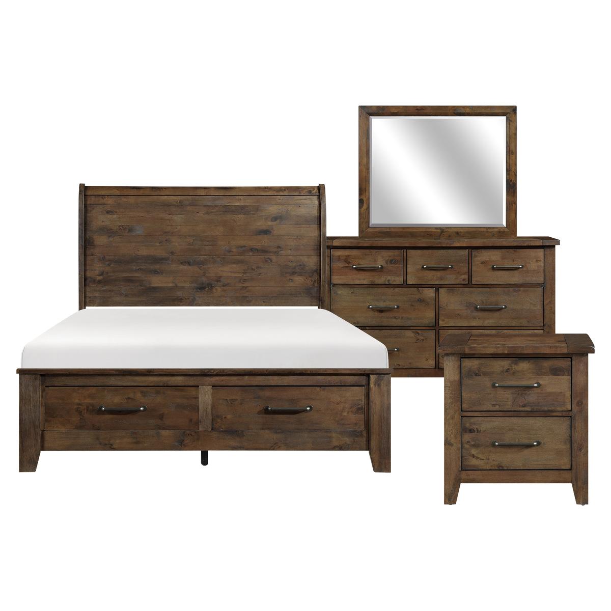 Made of solid rubberwood