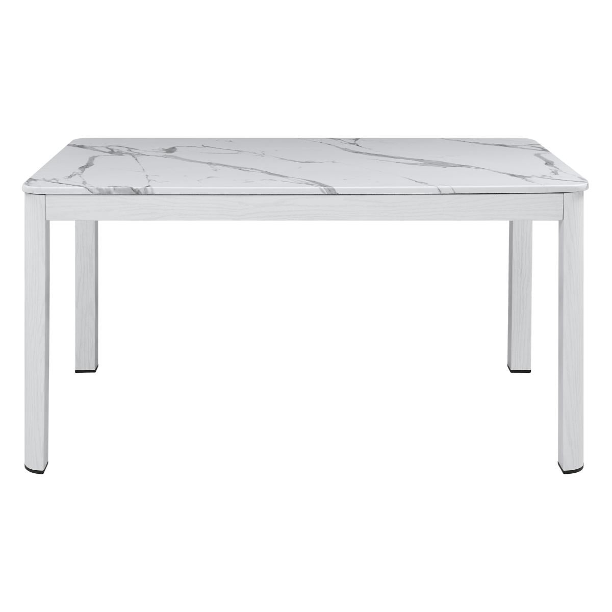 White metal legs