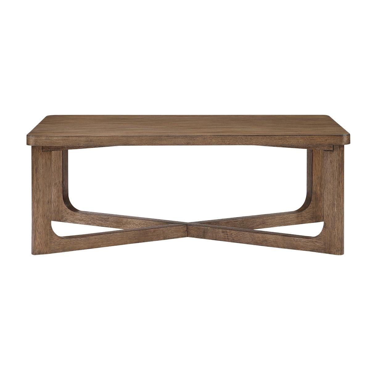 Made of walnut veneer wood and engineered wood
