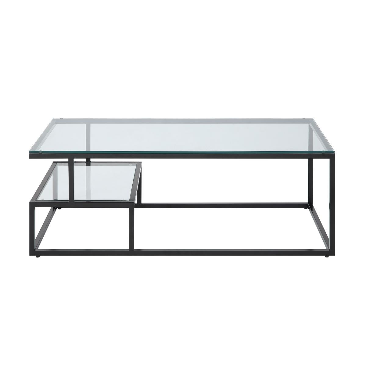 Metal frame in black finish