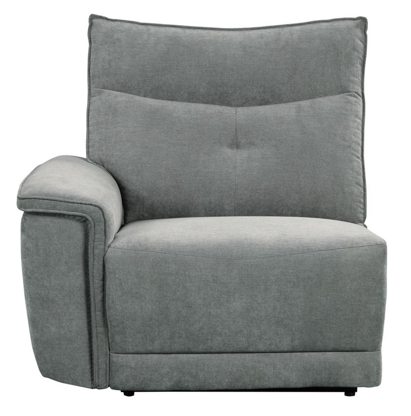 Tesoro Power Double Reclining Sofa w/ Power Headrests in Dark Gray 9509DG-3PWH