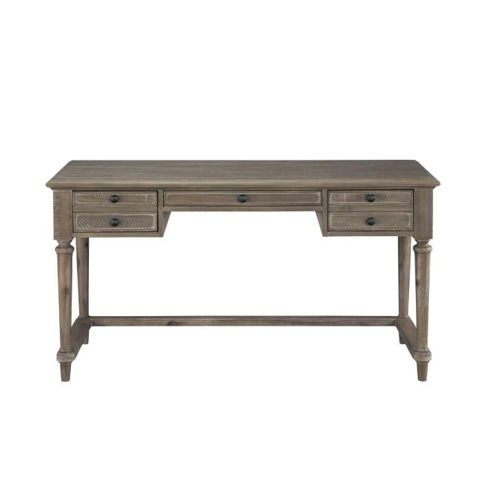 Cardano Writing Desk w/ 3 Working Drawers in Brown 1689BR-16