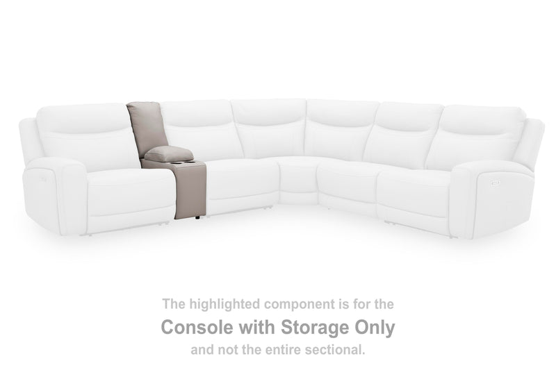 Gravier Power Reclining Sectional with Storage Console