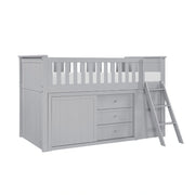 Orion-(6) Low Loft Bunk with Bookcase and 2 Dressers image