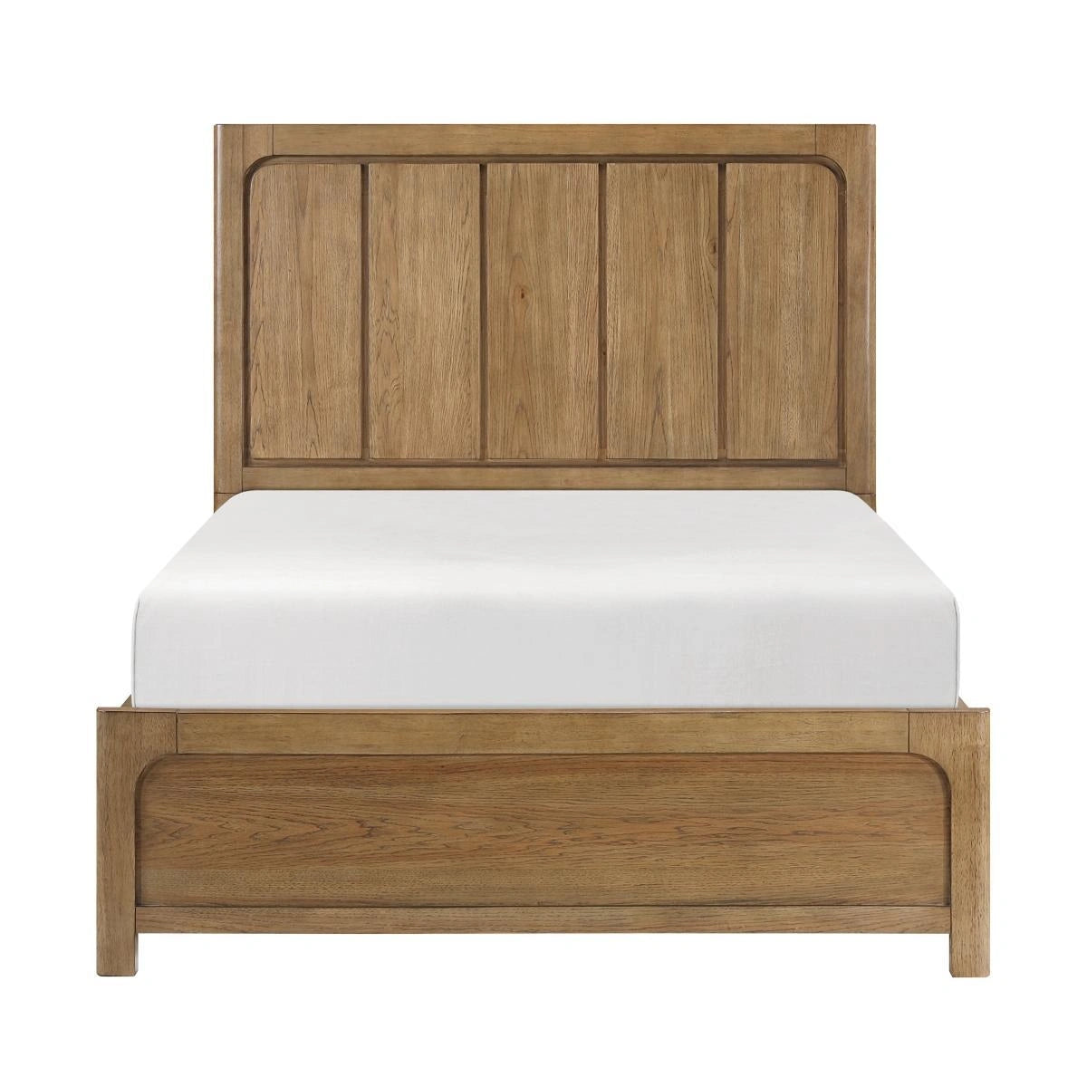 Made of hickory veneer wood and engineered wood